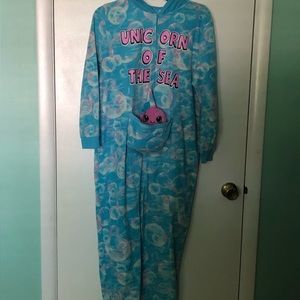 JUSTICE Unicorn of The Sea Narwhal Onesie